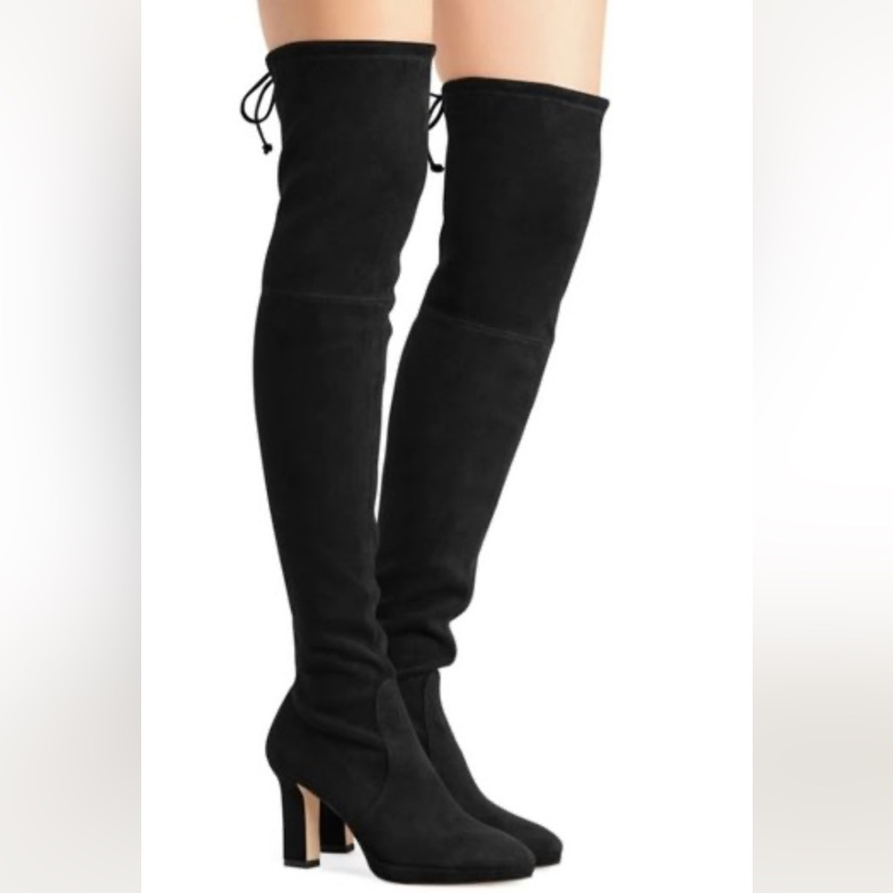 Stuart Weitzman Black Over-the-Knee Boots Ledyland